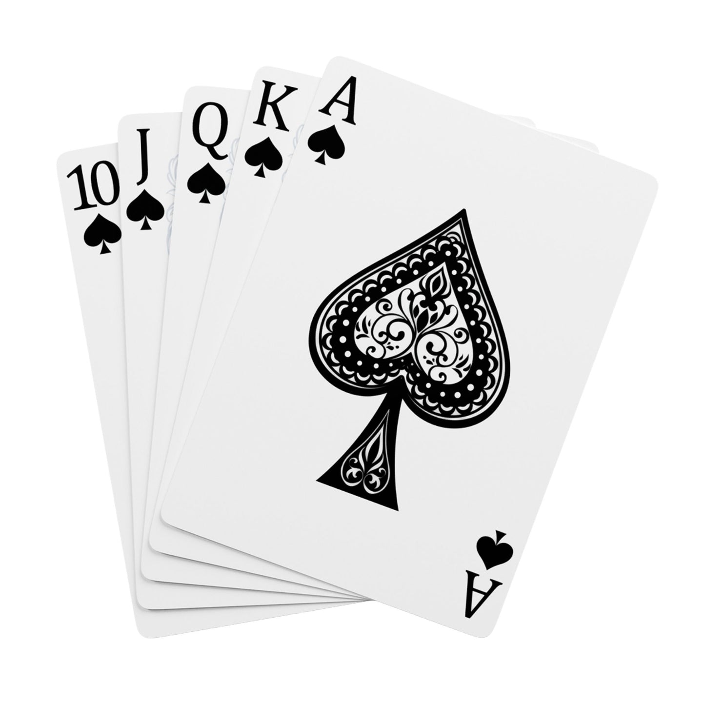 Poker Playing Cards (Black)