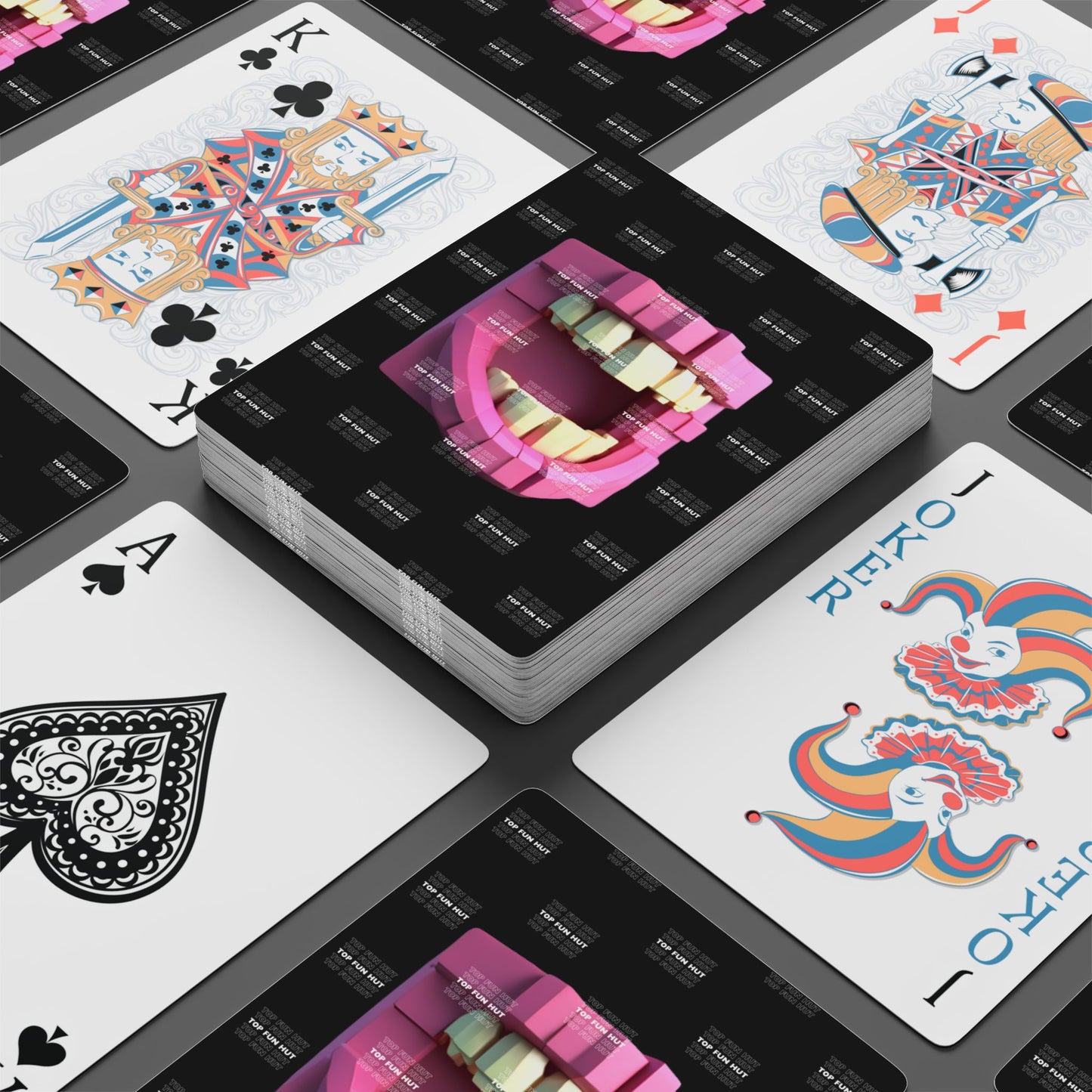 Poker Playing Cards (Black)