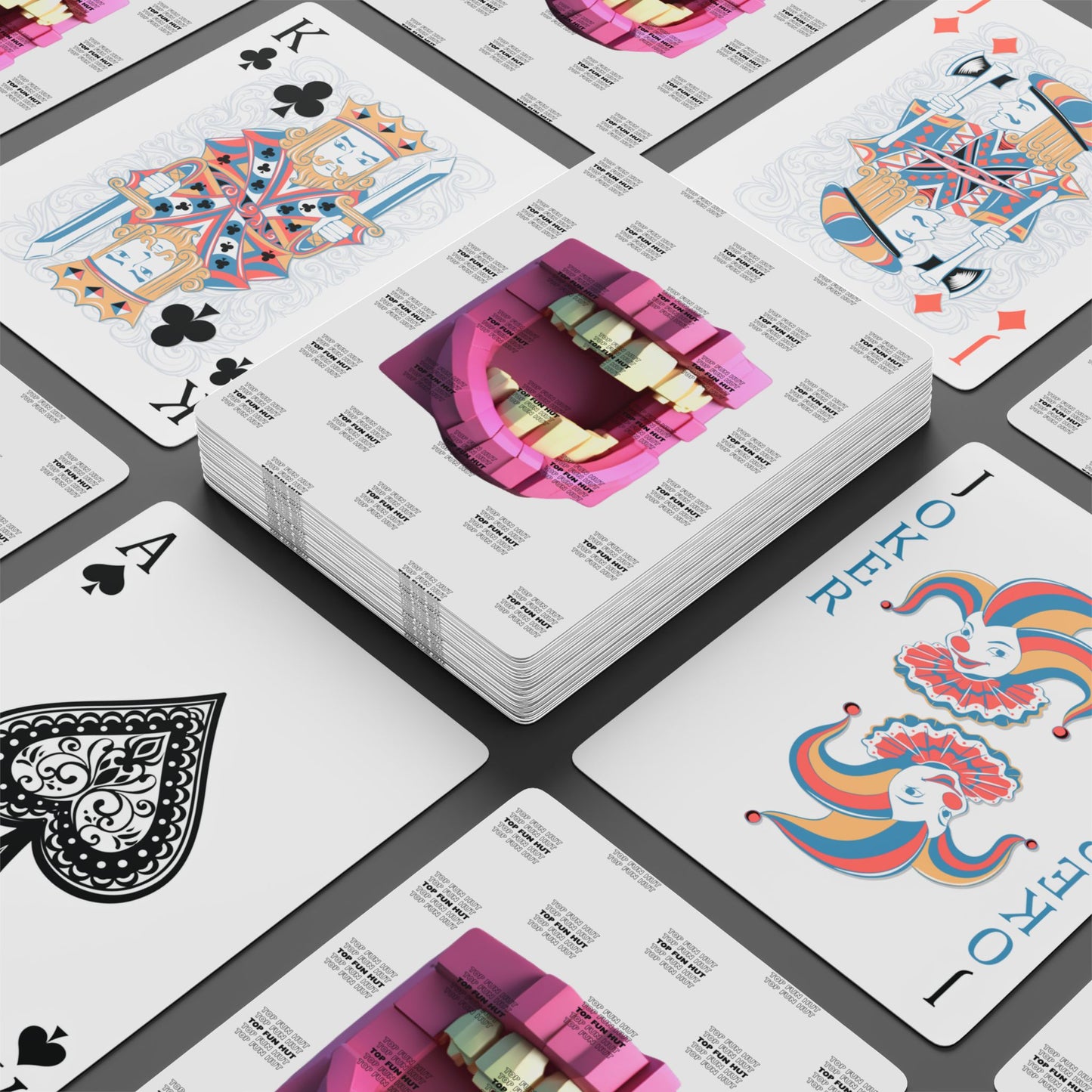 Poker Playing Cards (White)