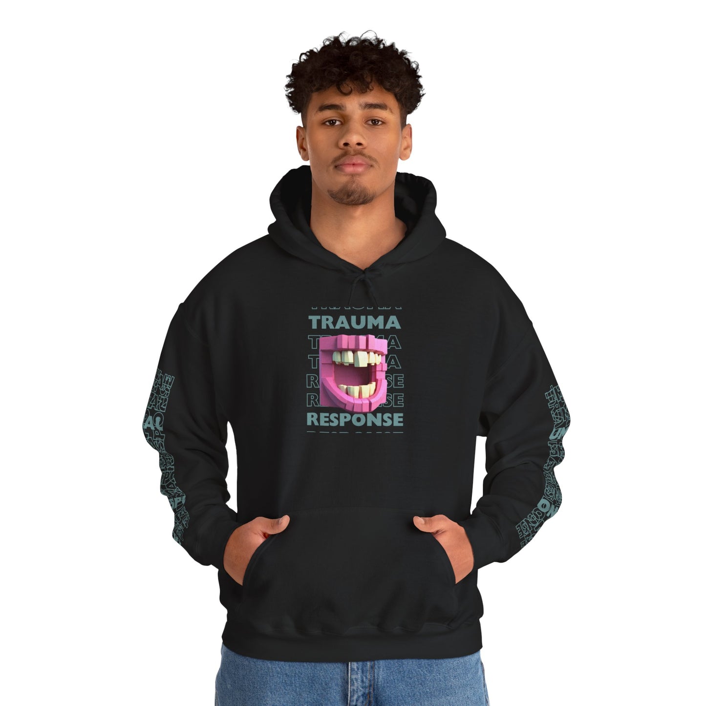 111 Hooded Sweatshirt (Black)