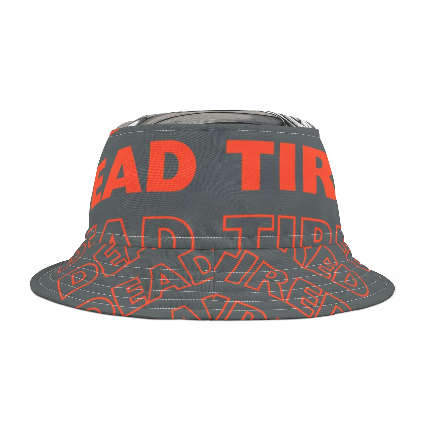 "DEAD TIRED" Bucket Hat (AOP)