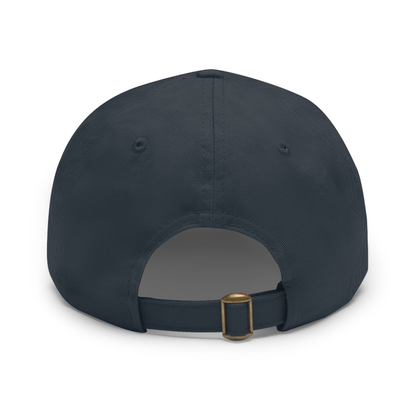 "DEAD TIRED" Dad Hat with Leather Patch (Rectangle)