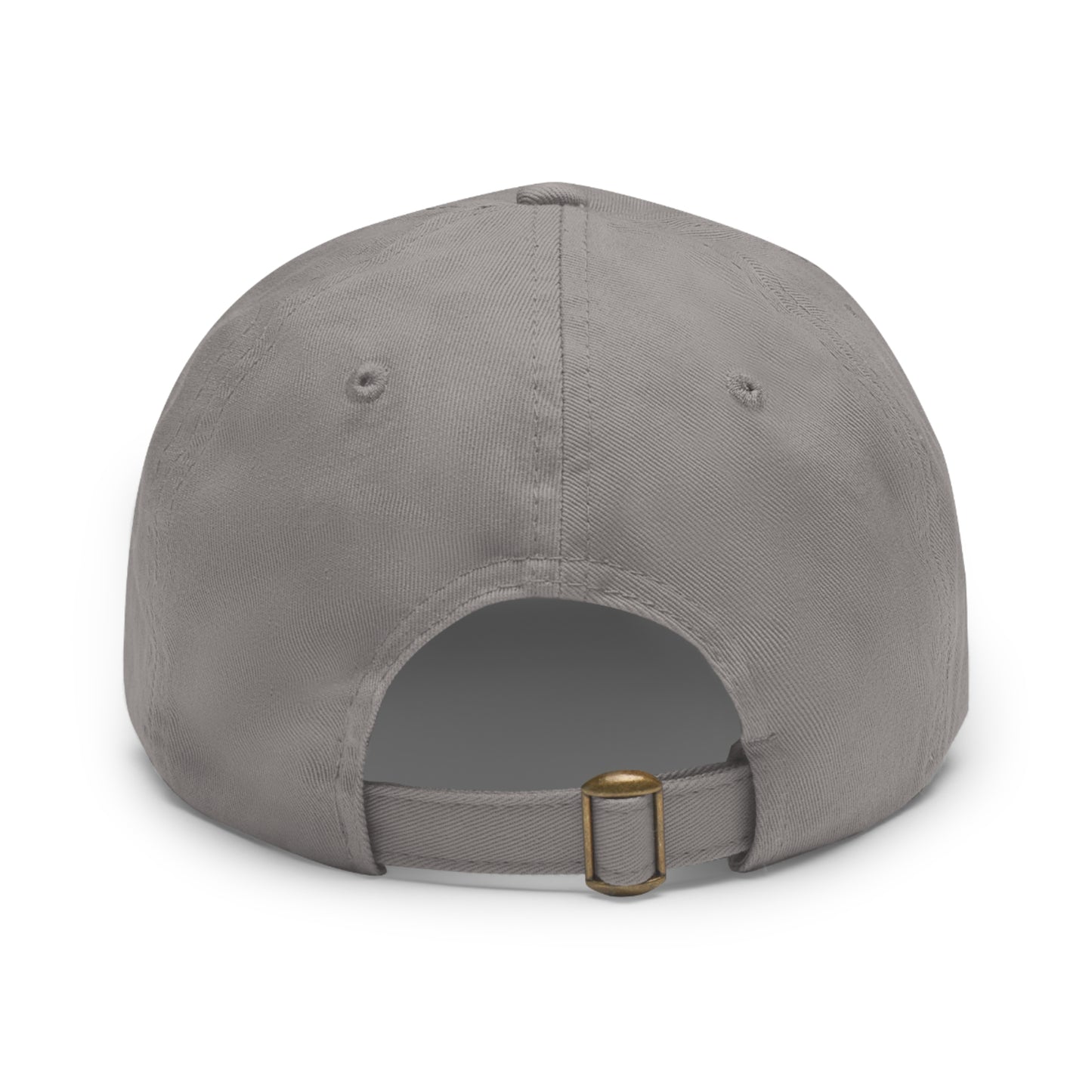 "DEAD TIRED" Dad Hat with Leather Patch (Rectangle)